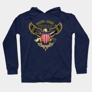 United States Armed Forces Veteran - Proudly Served Hoodie